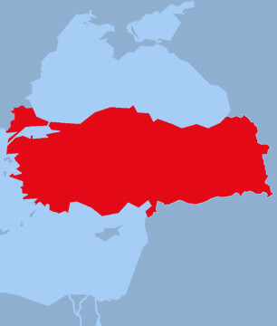 土耳其共和国（土耳其语：Türkiye Cumhuriyeti；英语：The Republic of Türkiye，简称土耳其 ）